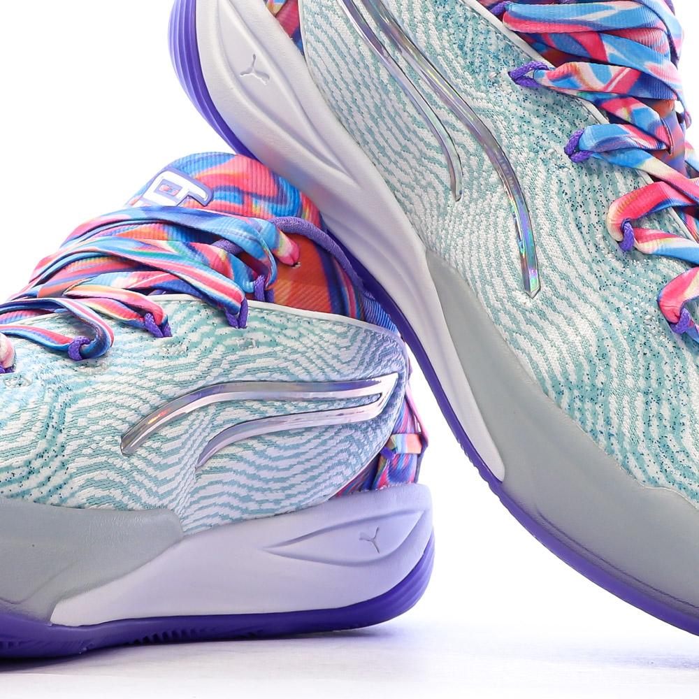 Puma Basketball Shoes White/Blue For Men Stewie Photo of the Espace des Marques %store% store - view of %key%