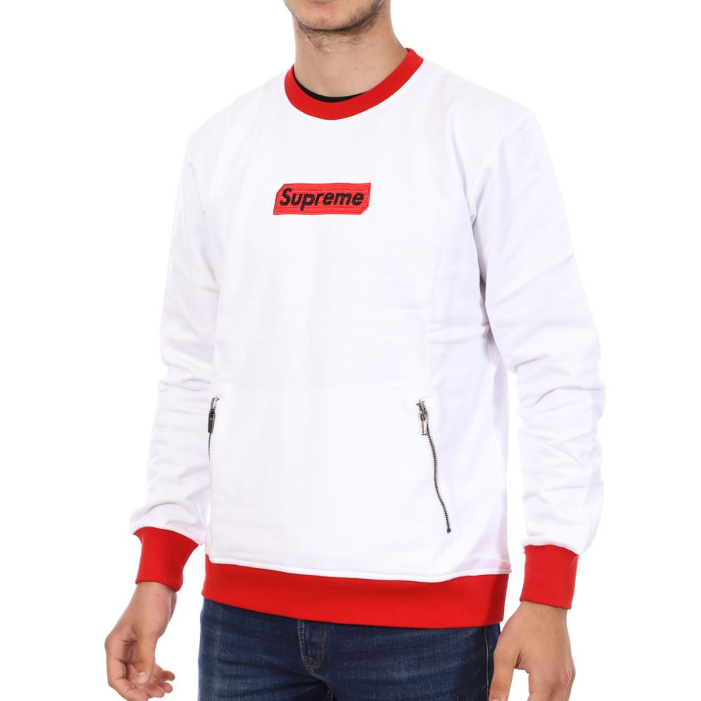Sudadera Supreme Grip Charm Blanco Hombre barato