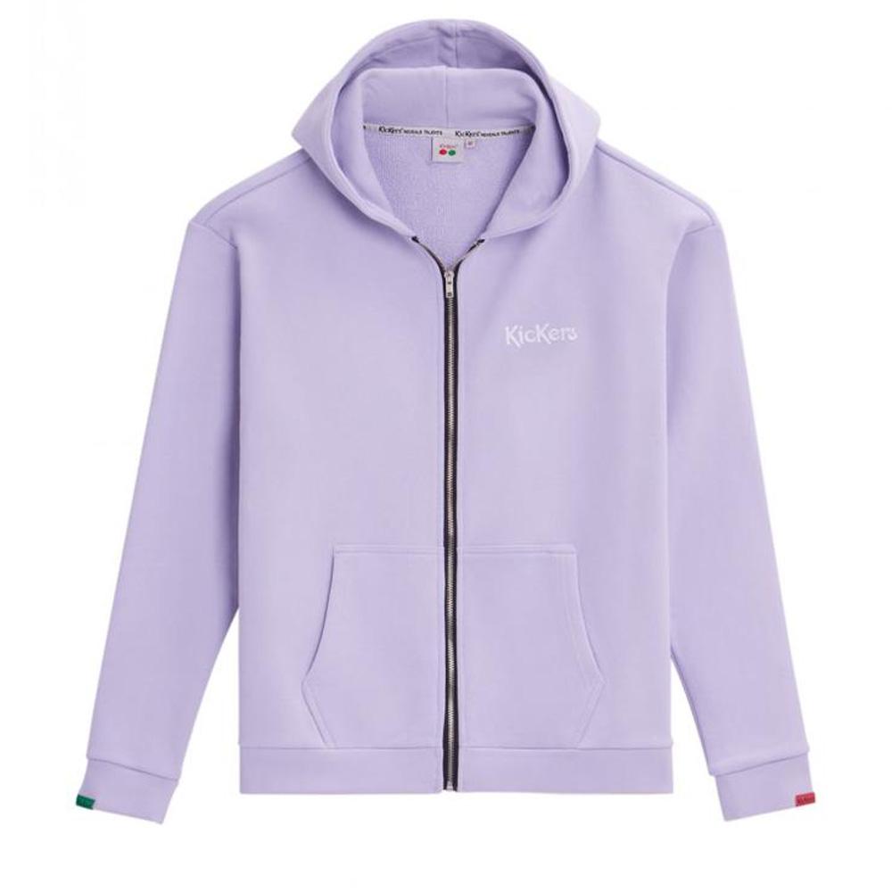 Sweat Zippé Mauve Homme Kickers Hoody pas cher