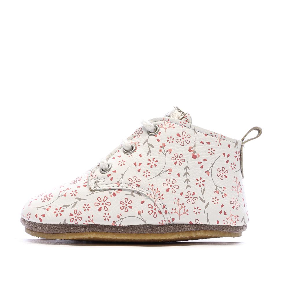 Aster Layas Girls' White Flower Slippers affordable