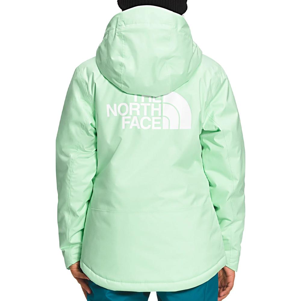 Girl's green ski coat The North Face Freedom Insulated Photo of the Espace des Marques %store% store - view of %key%