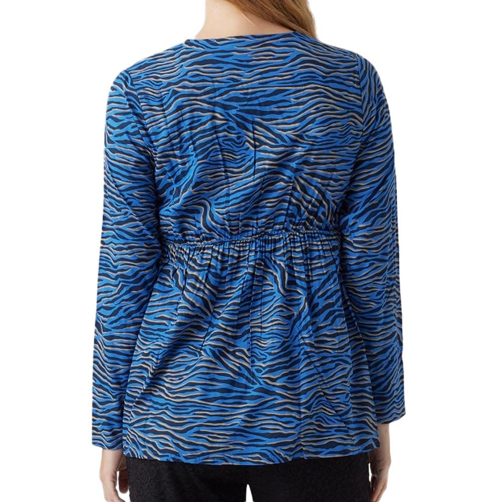 Blusa de mujer azul/negra Mamalicious Costa ver 2