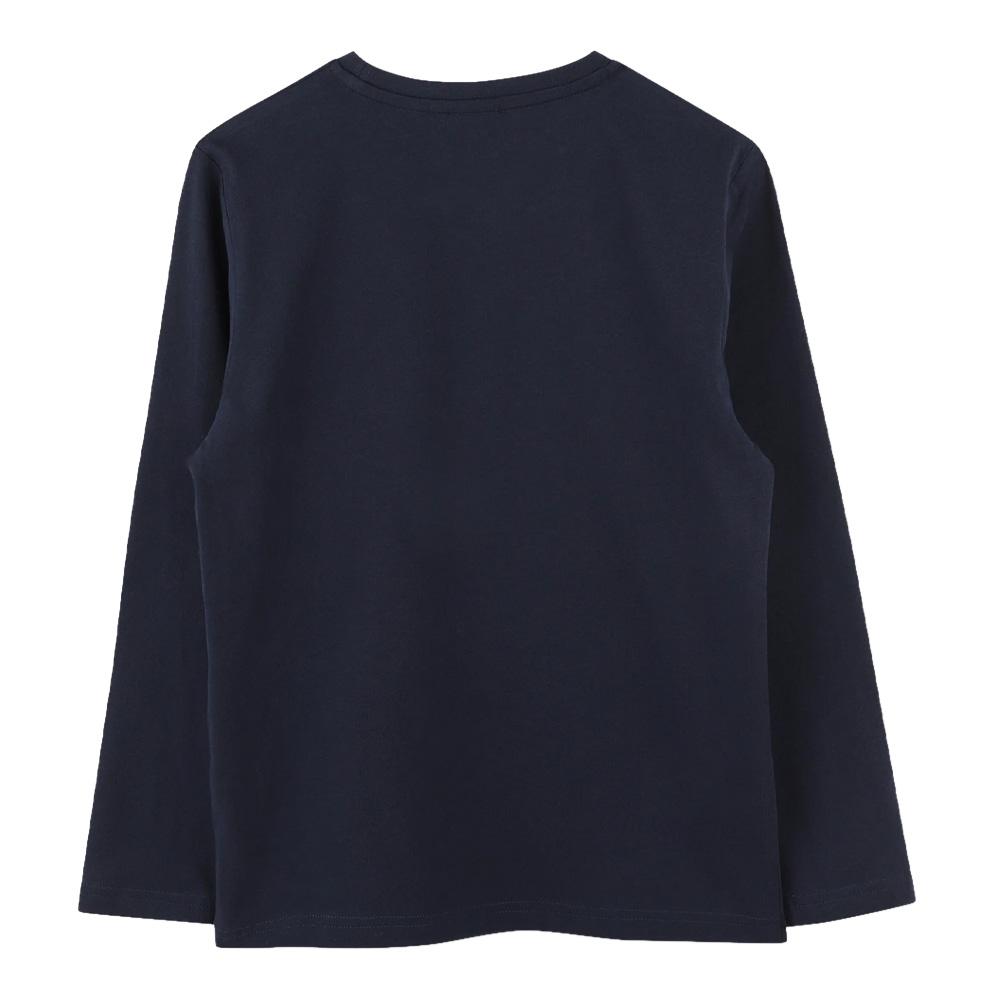 Hugo Boss J52702 Navy Long-Sleeved T-Shirt for Boys Photo of the Espace des Marques %store% store - view of %key%