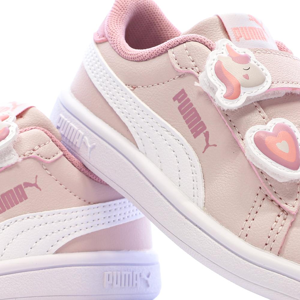 Puma Smash 3.0 Badges – Rosa Sneaker für Mädchen Ansicht 7