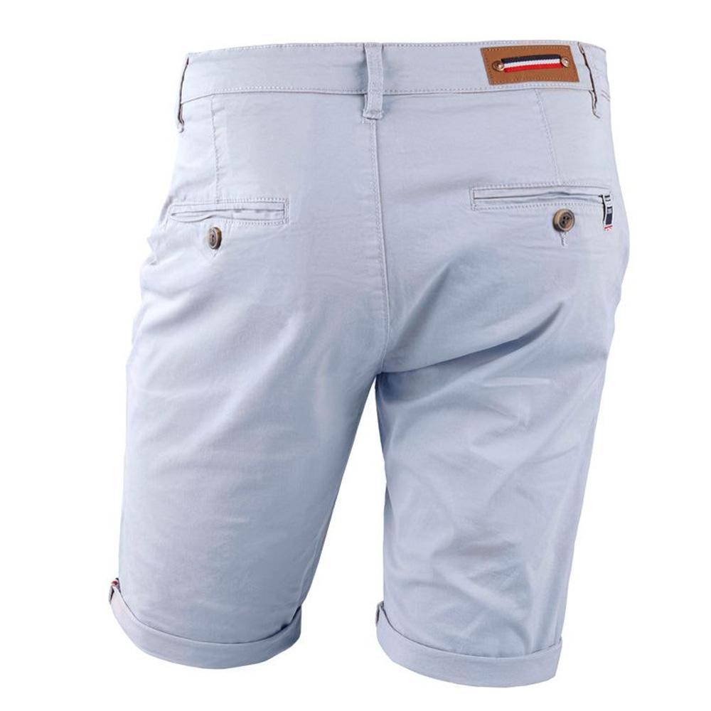 Pantalones cortos chinos azul medio para hombre La Maison Blaggio Venili ver 2