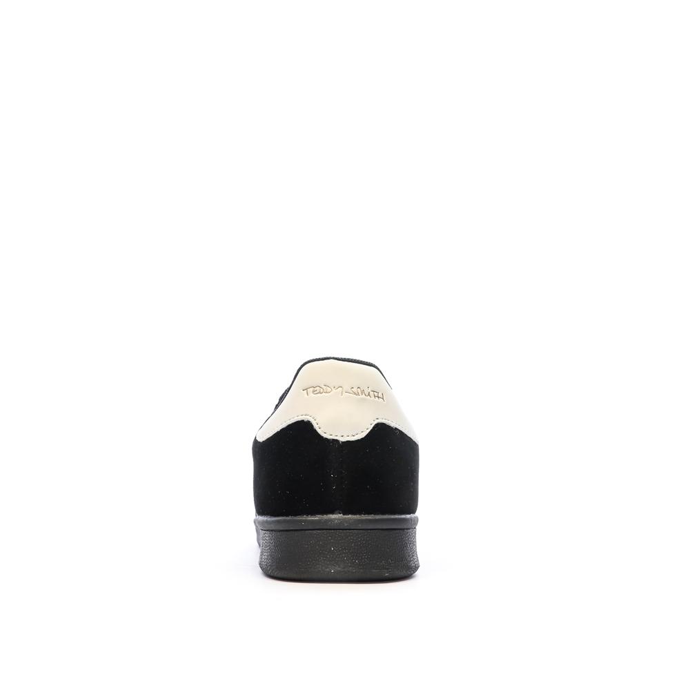 Teddy Smith White Suede Black/White Men's Sneakers Photo of the Espace des Marques %store% store - view of %key%