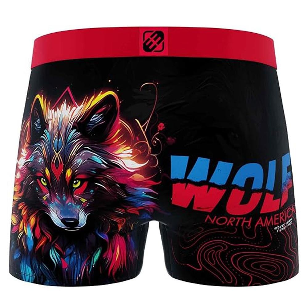 Boxers negros/rojos para niño de Freegun Loup ver 2