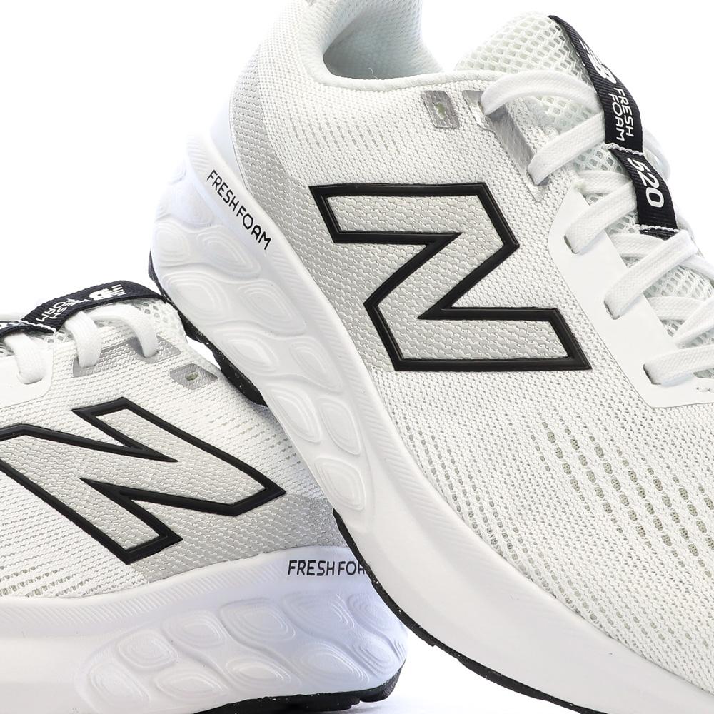 Weiße New Balance 520 Laufschuhe für Damen Ansicht 7
