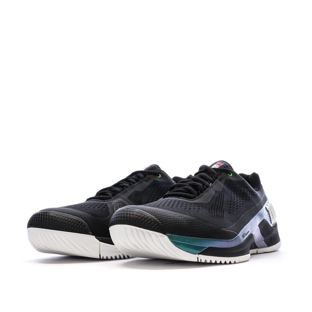 Schwarze/türkisfarbene Herren-Sneaker Wilson Rush Ansicht 6