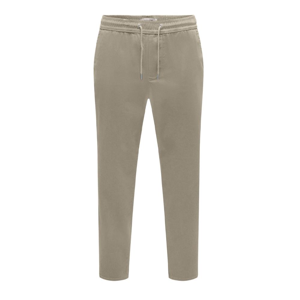 Only &amp; Sons Men's Beige Chino Pants Linus Tapered affordable