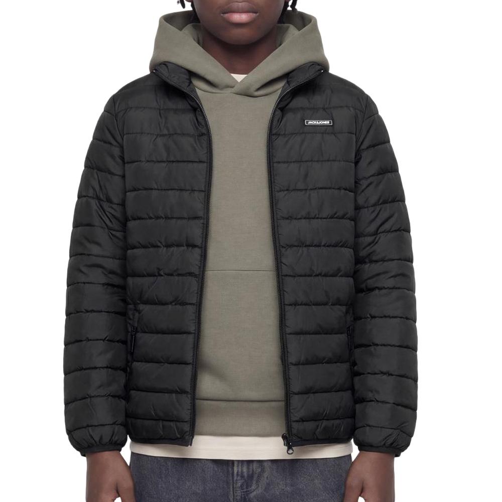 Jack & Jones Junior Black Lightweight Boys’ Puffer Jacket affordable