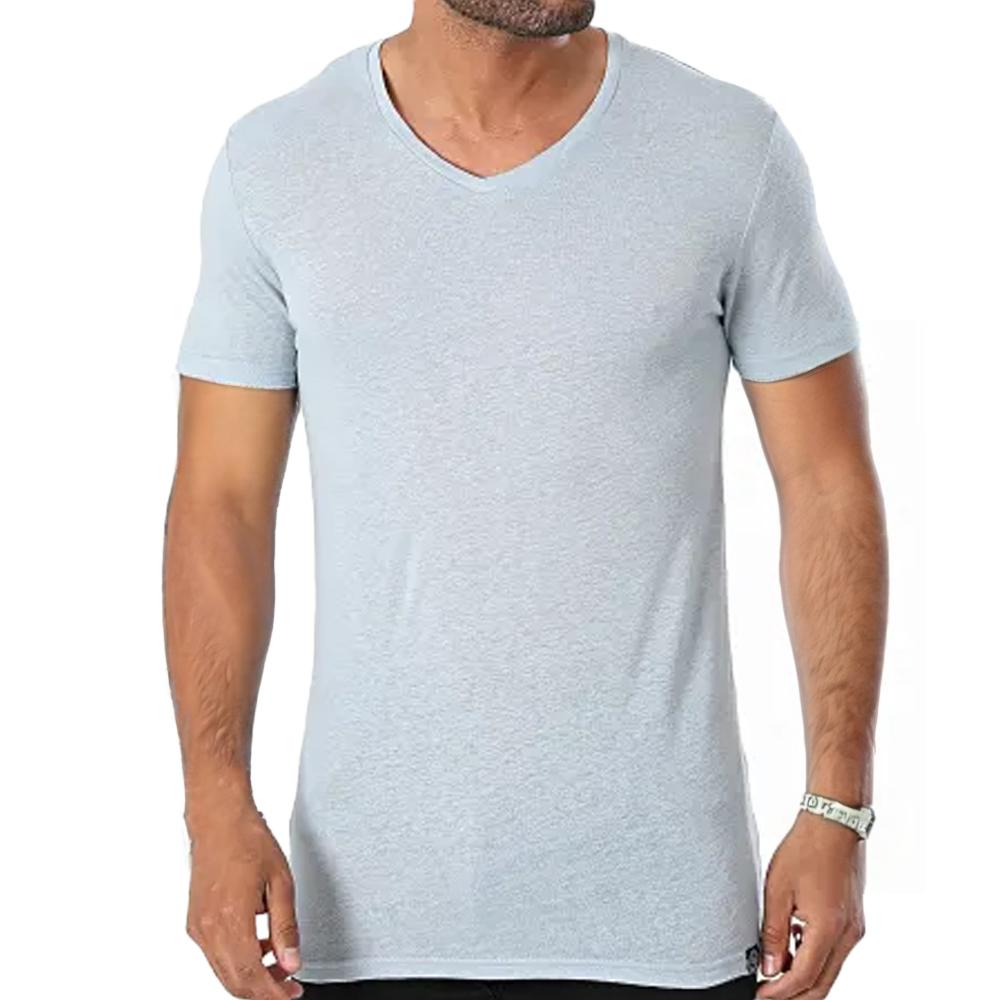 T-Shirt Hellblau Mann Paname Brothers Tom günstig