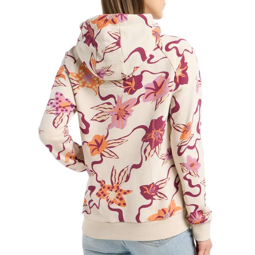 Women’s Ecru/Pink Zip-up Sweatshirt by Ragwear Fllawia Photo of the Espace des Marques %store% store - view of %key%