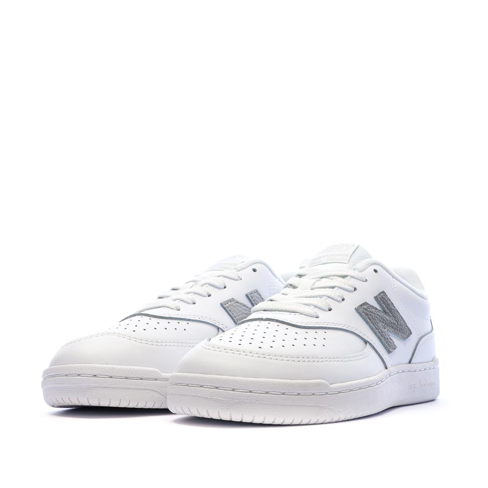 New Balance W080 Unisex White Trainers Photo of the Espace des Marques %store% store - view of %key%