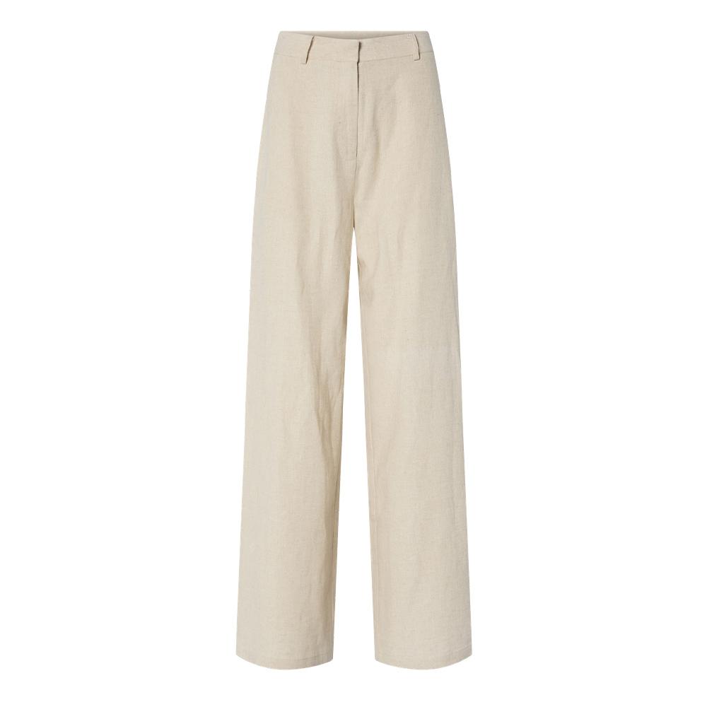 Pantalones Fluido Mujer Crudo YAS Yastunni ver 2