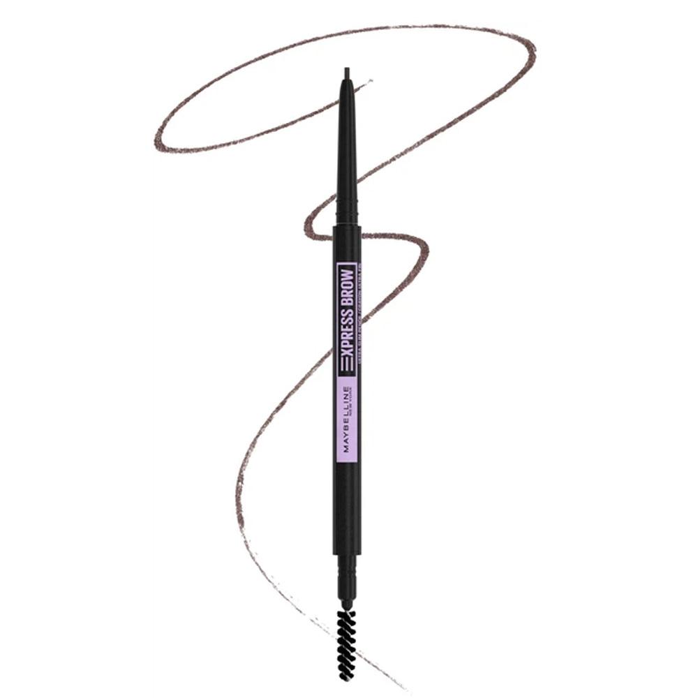 Maybelline Express Brow: lápiz de cejas ultrafino de doble punta, color Deep Brown barato