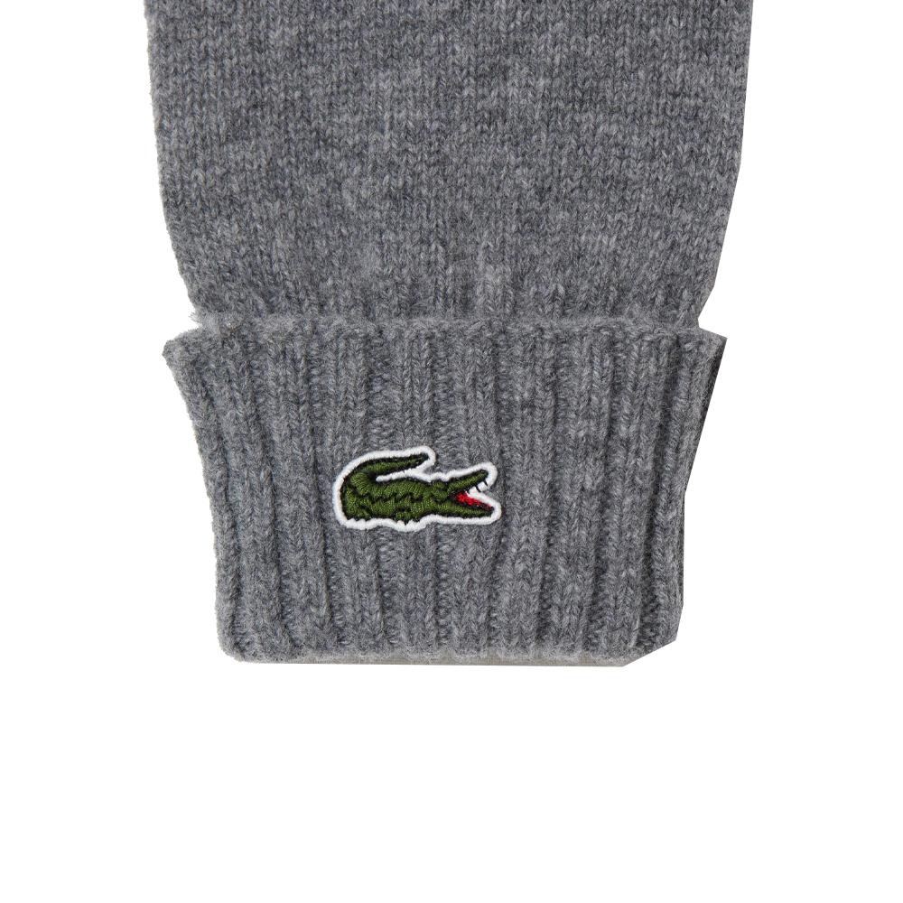 Guantes grises para hombre Lacoste RV0452 ver 2
