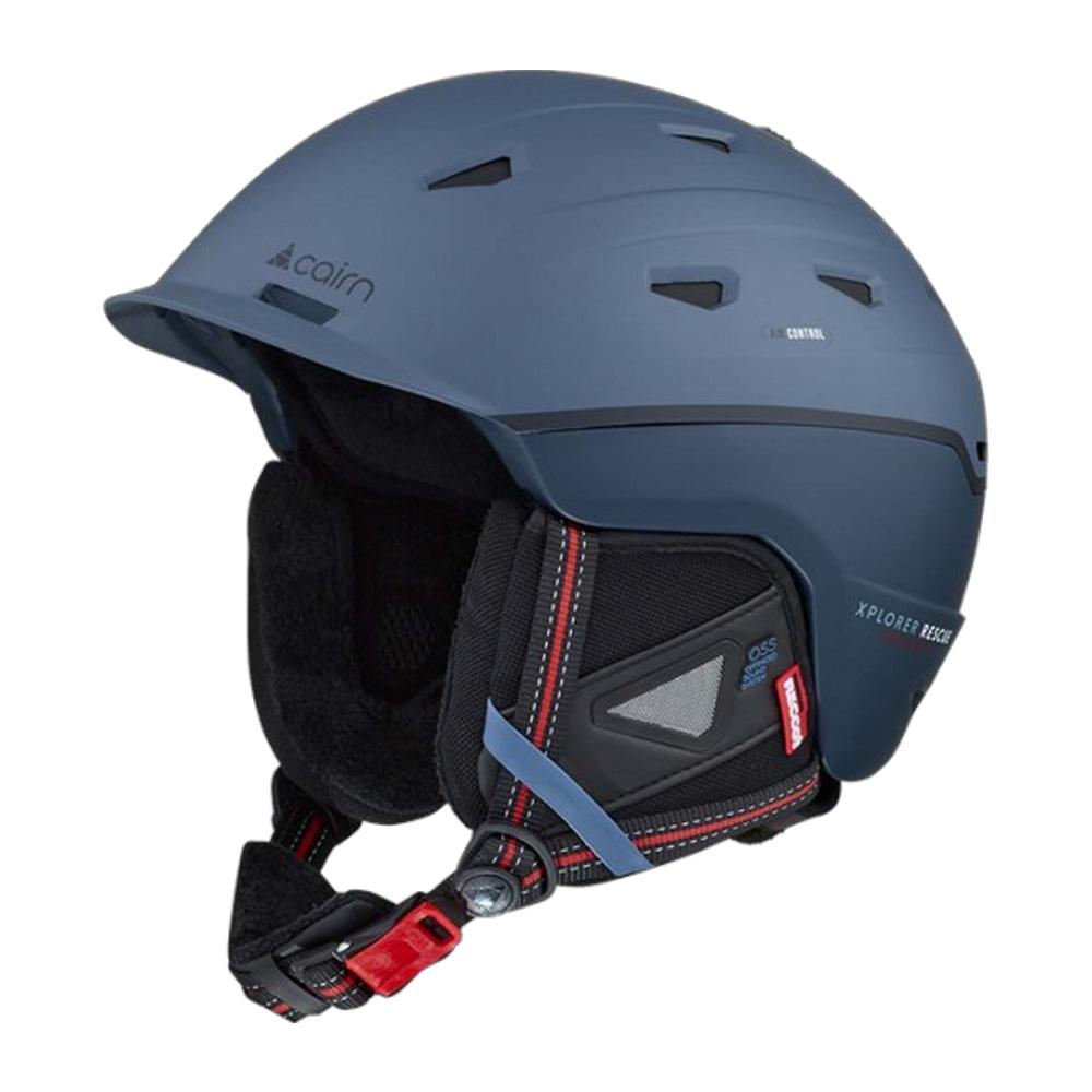 Casque de Ski Bleu Foncé Mixte Cairn Xplorer Rescue Mat Vintage pas cher