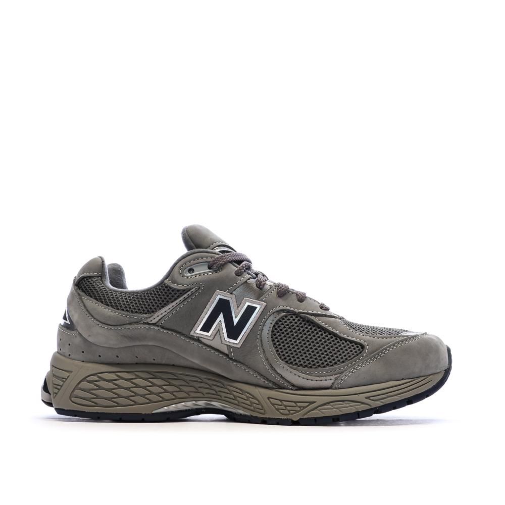 New Balance 2002 Baskets Grise Homme vue 2