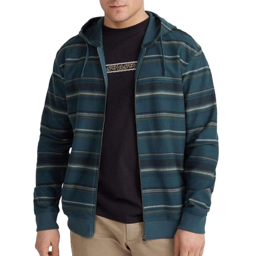 Sweat zippé à capuche Bleu Homme O'Neill Bavaro pas cher
