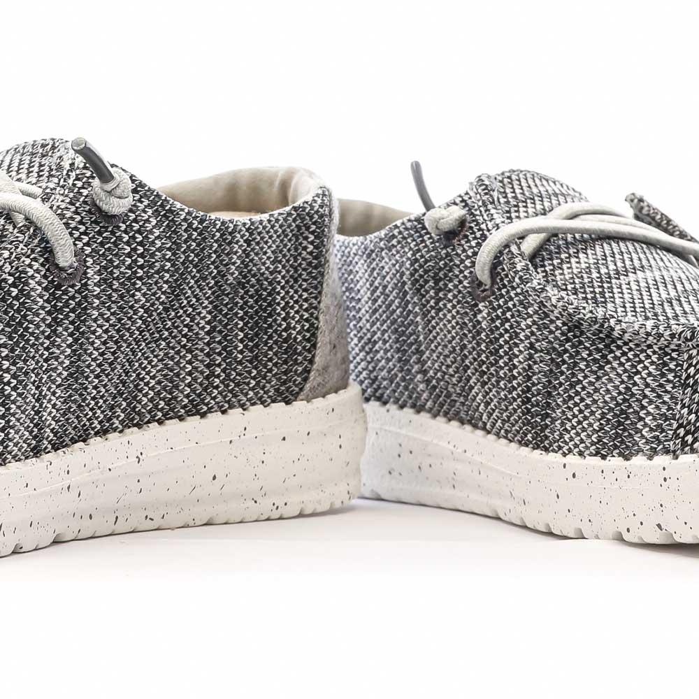 Zapatillas Hey Dude Wendy Sox Mujer Gris Heather ver 7