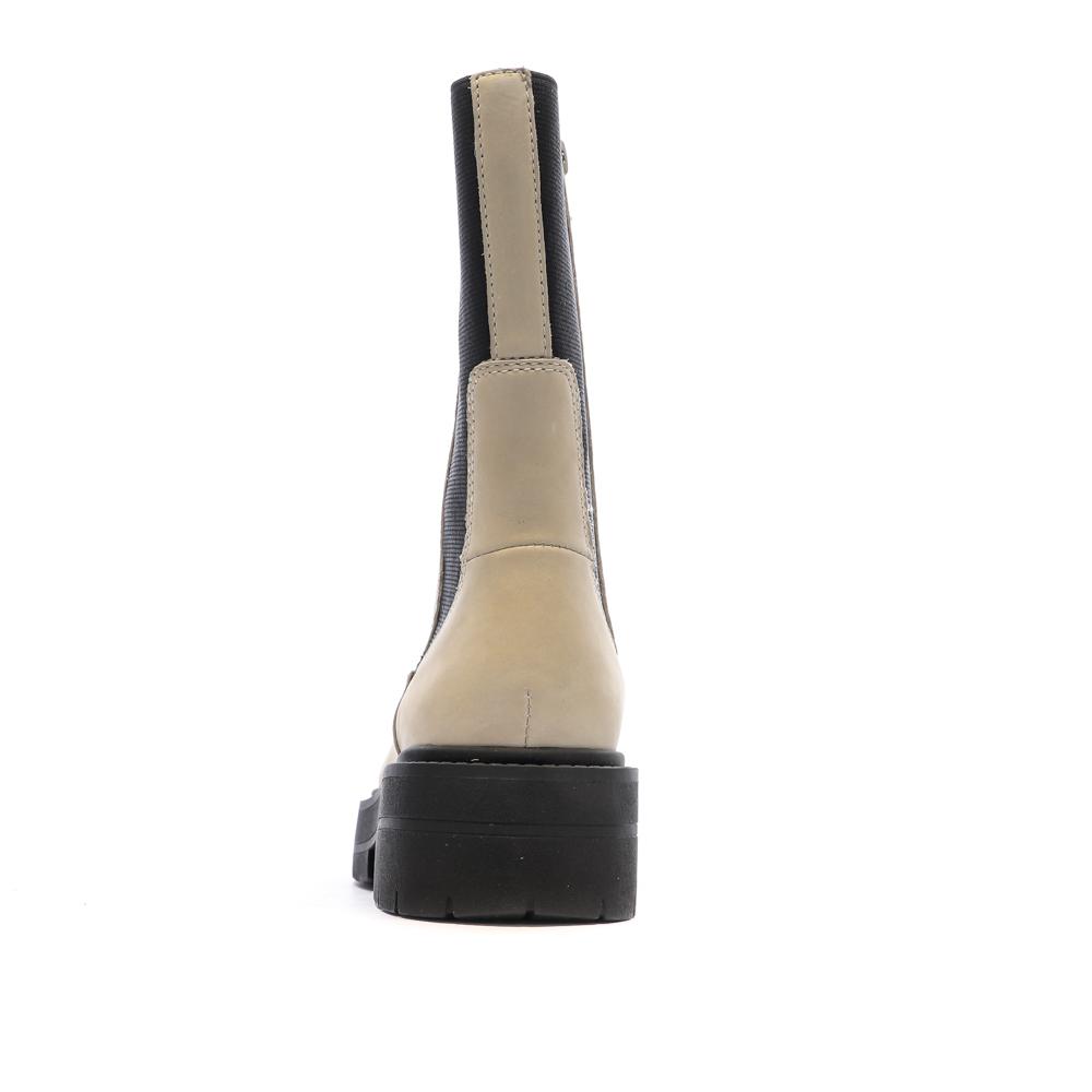 Geox Spherica Women's Beige/Black Boots Photo of the Espace des Marques %store% store - view of %key%