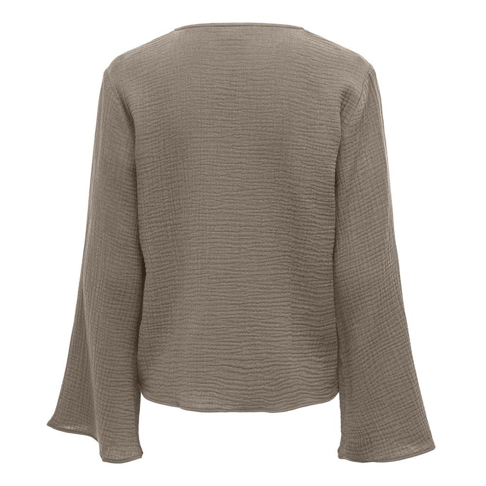 Blouse Taupe Femme JDY Theis Life vue 2