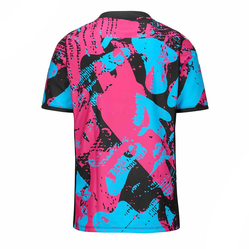 Maillot Rose/Turquoise Garçon Kappa Kombat vue 2