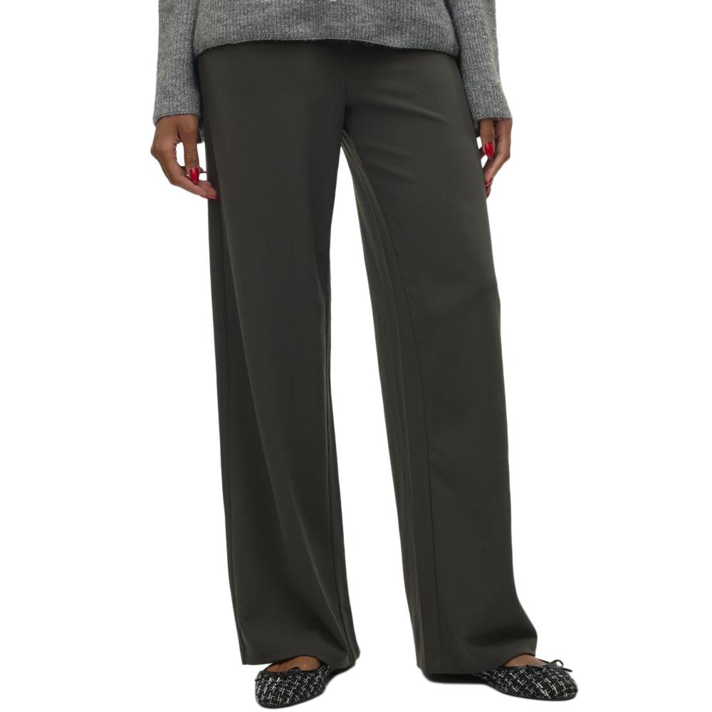 Vero Moda Berlin Women's Dark Grey Fluid Pants affordable