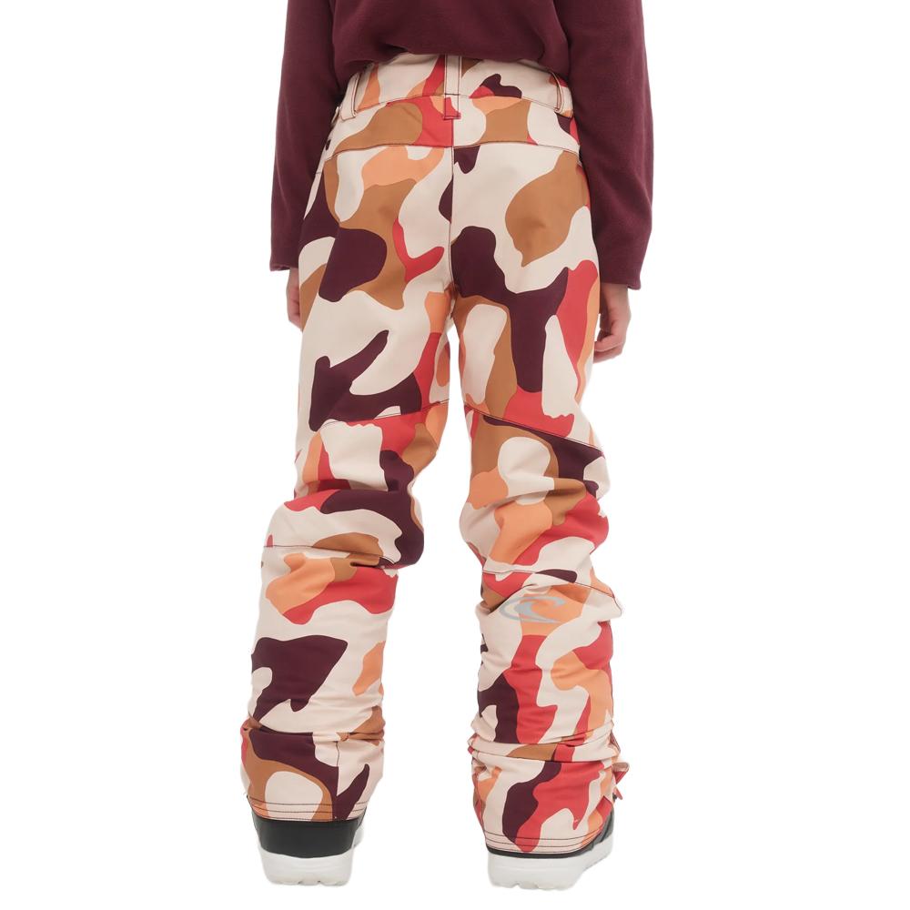 Pantalón esquí O'Neill Star Printed Blanco/Rojo, niña ver 2