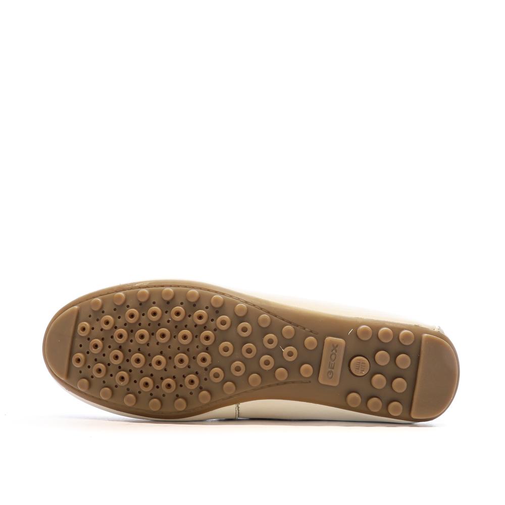 Mokassins Beige Frau Geox Leelyan Ansicht 5