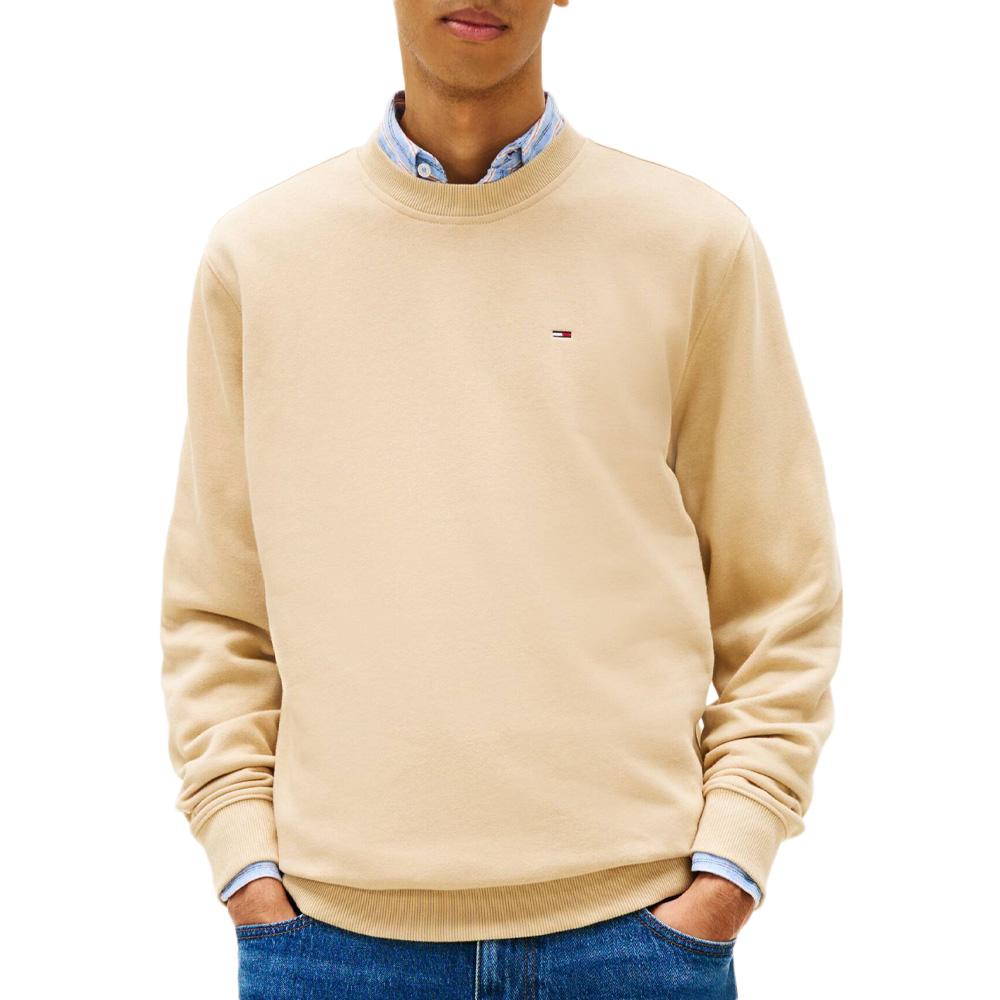 Sweatshirt Beige Herren Tommy Hilfiger Reg Flag Crewsp günstig