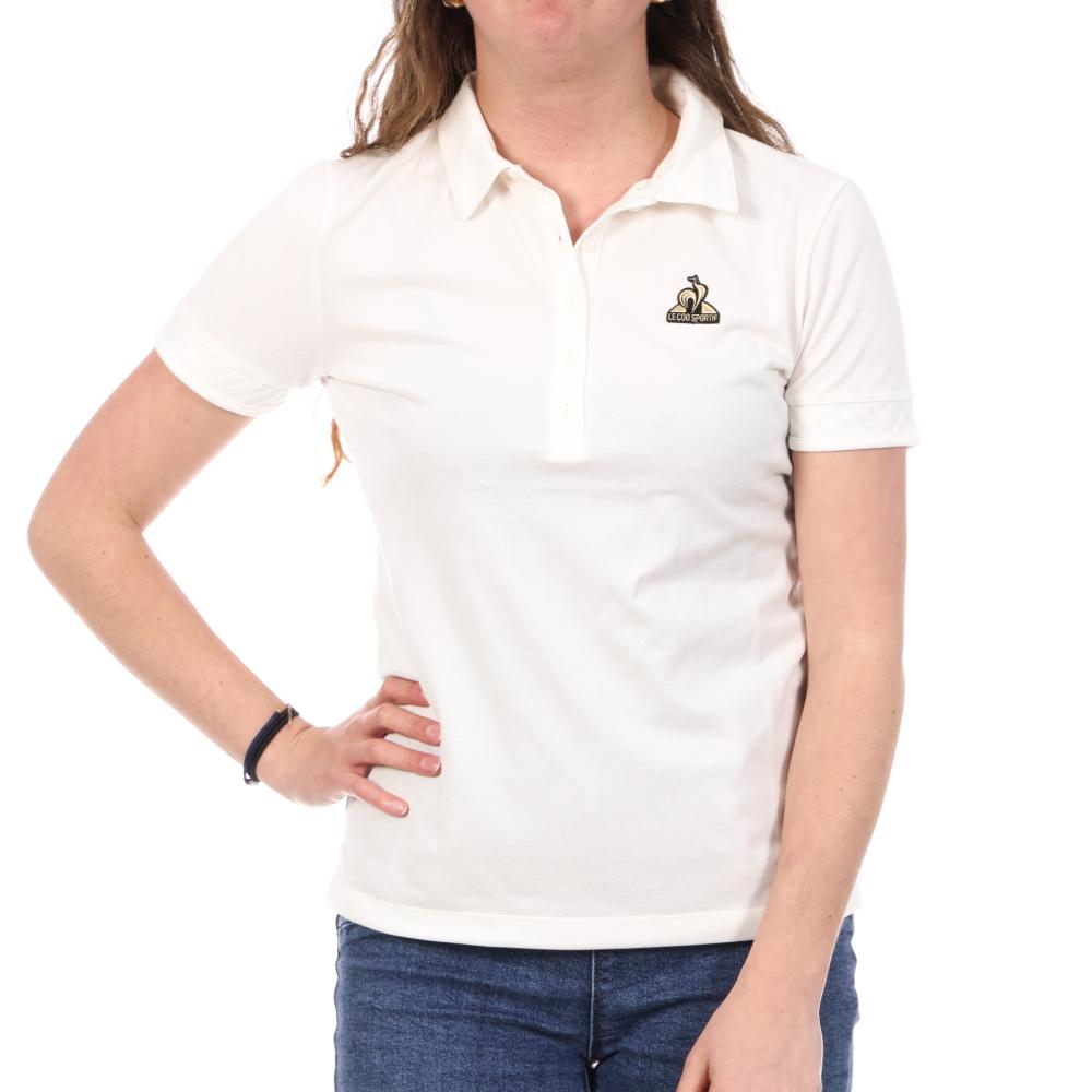 Women's Polo White Le Coq Sportif Marshmallow affordable