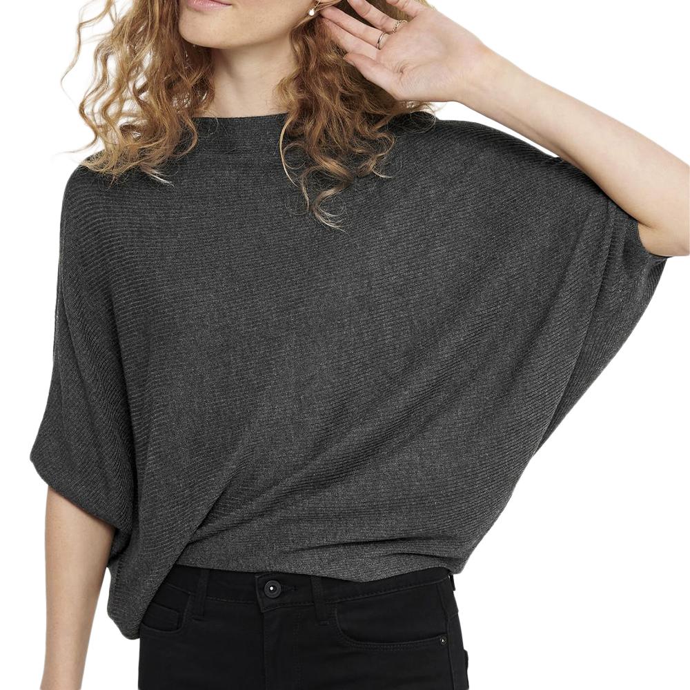 Women's Dark Grey 3/4 Sleeve Sweater JDY New Behave Photo of the Espace des Marques %store% store - view of %key%