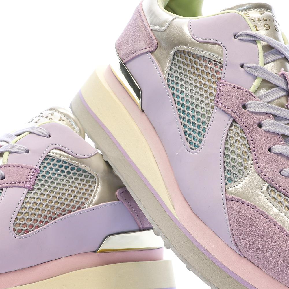 Zapatillas de deporte rosa/lila para mujer Replay GWS4M ver 7