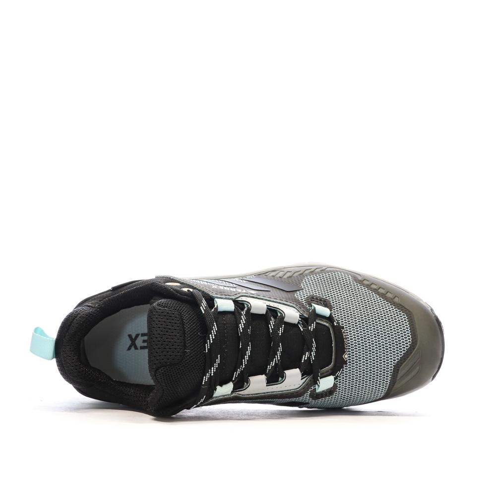 Chaussures de trail Grises Femme Adidas Terrex Swift vue 4