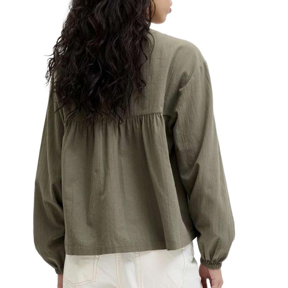 Damenbluse in Khaki von JJXX Jxkia Ansicht 2