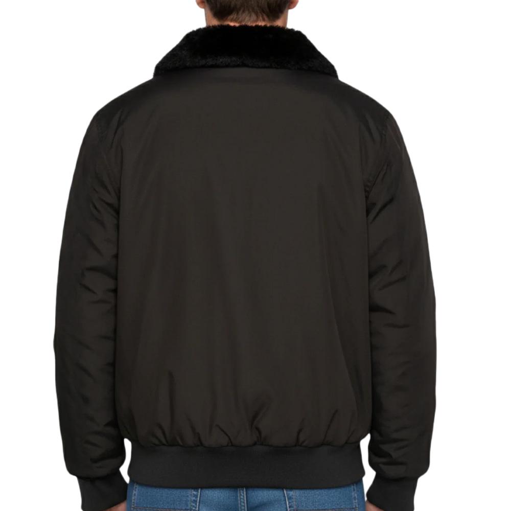 Jacke Schwarz Mann Schott AIRTOP Ansicht 3