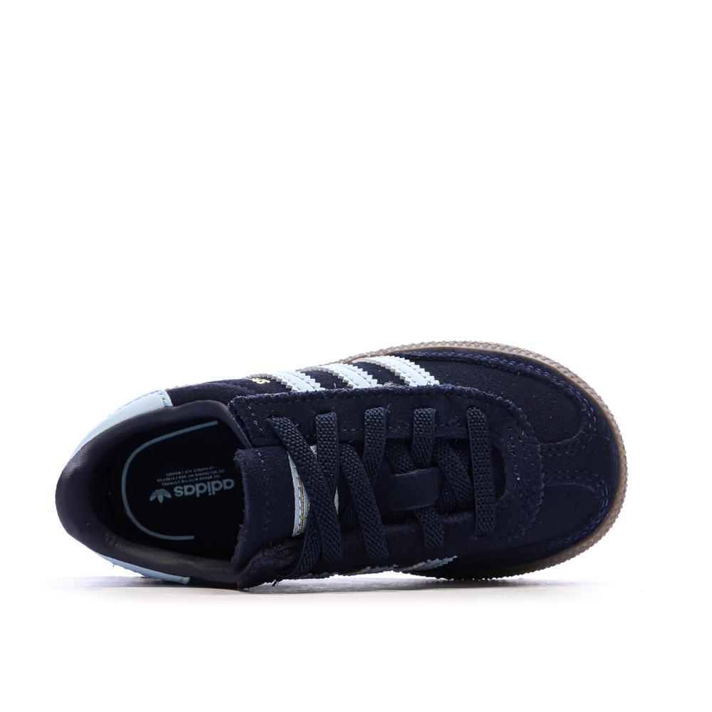 Baskets Marine/Bleu Garçon Adidas Handball Spezial vue 4