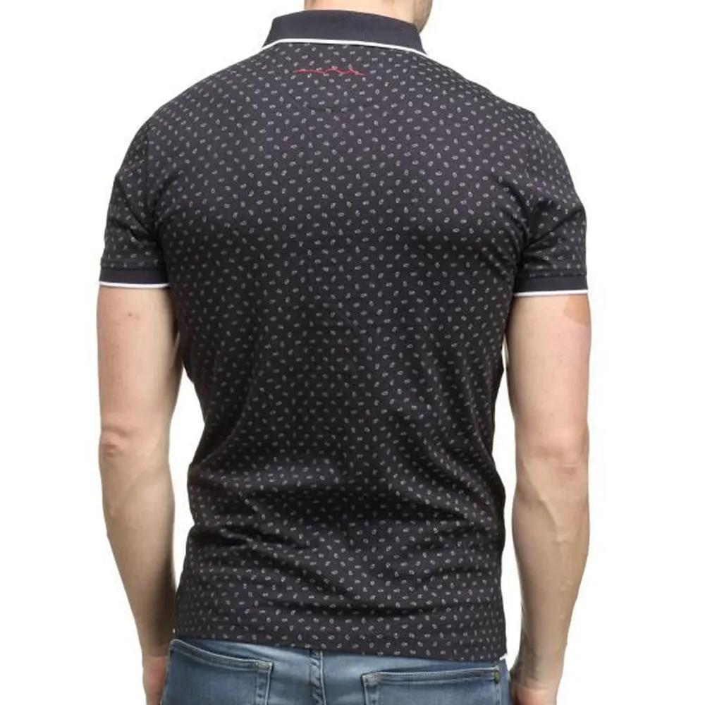 Teddy Smith Pasy 2 Men’s Patterned Navy Polo Shirt 2 Photo of the Espace des Marques %store% store - view of %key%