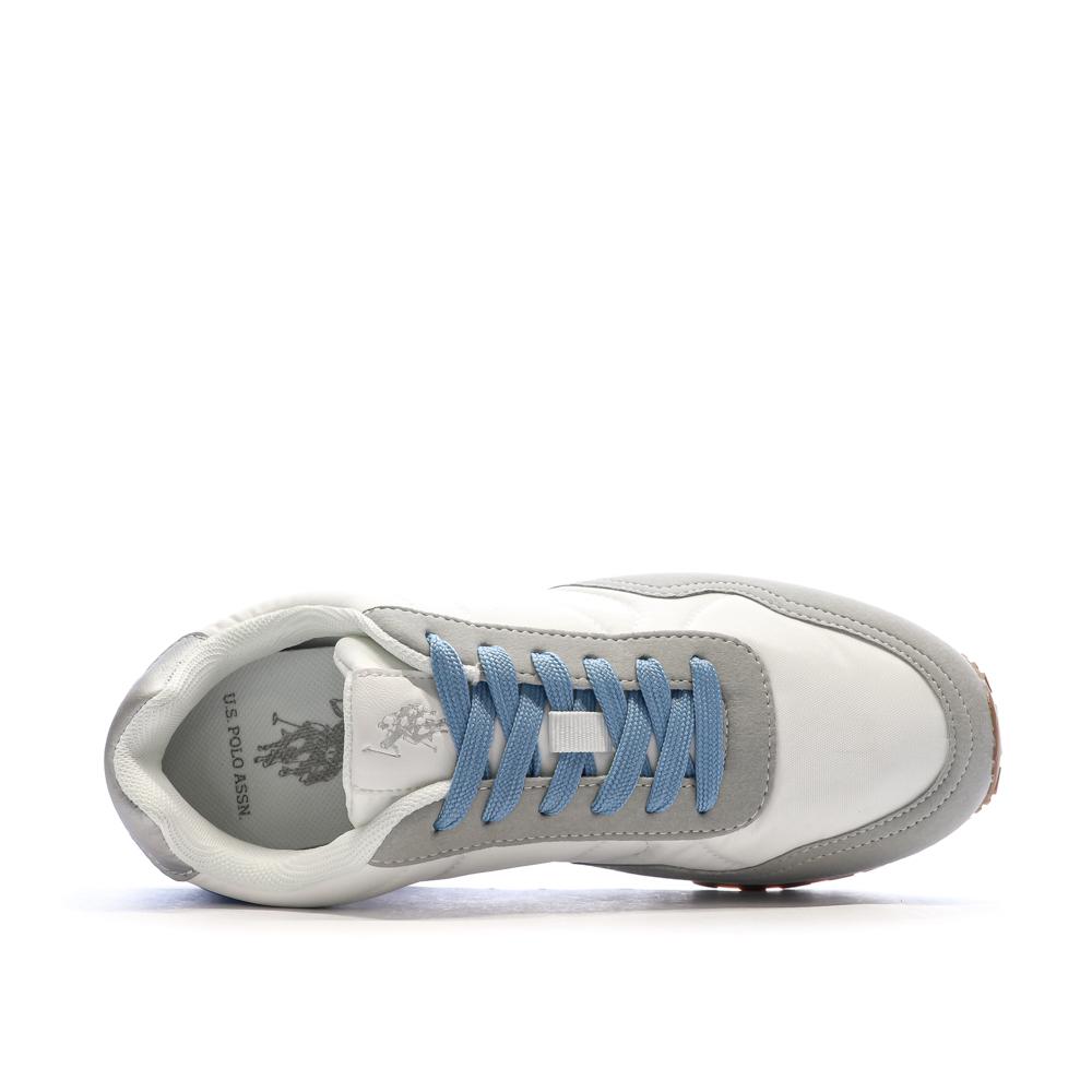 Sneaker Weiß/Blau/Grau Damen US Polo ASSN FS1 Ansicht 4