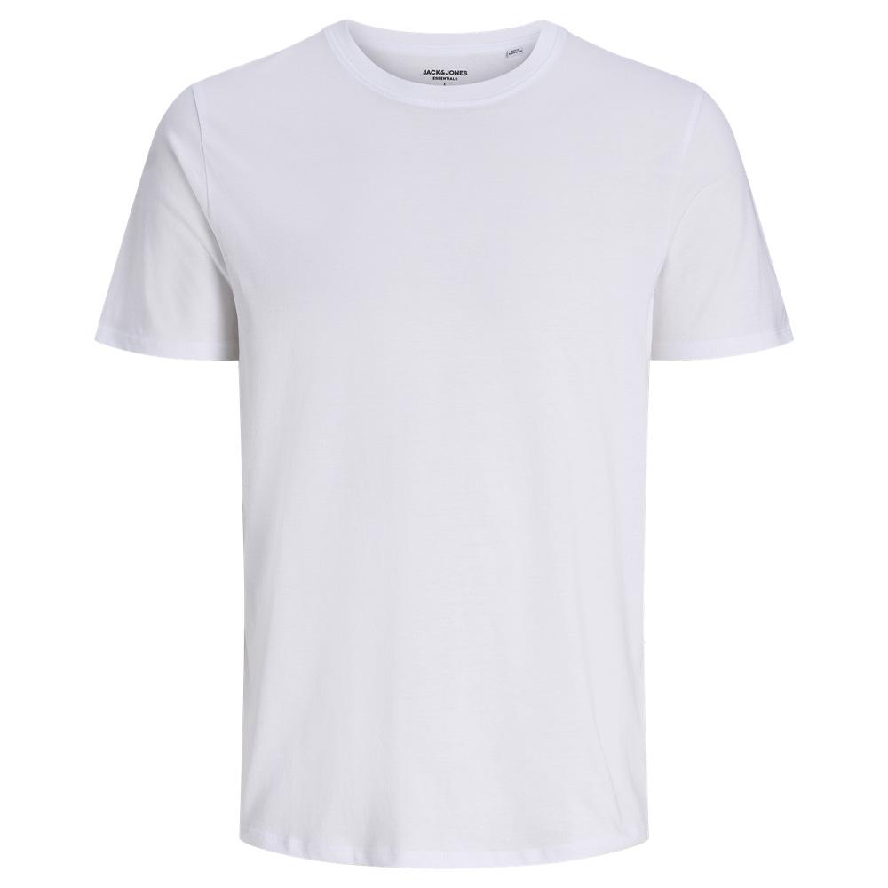 x3 T-Shirts Blanc/Gris/Noir Homme Jack & Jones Underwear vue 3