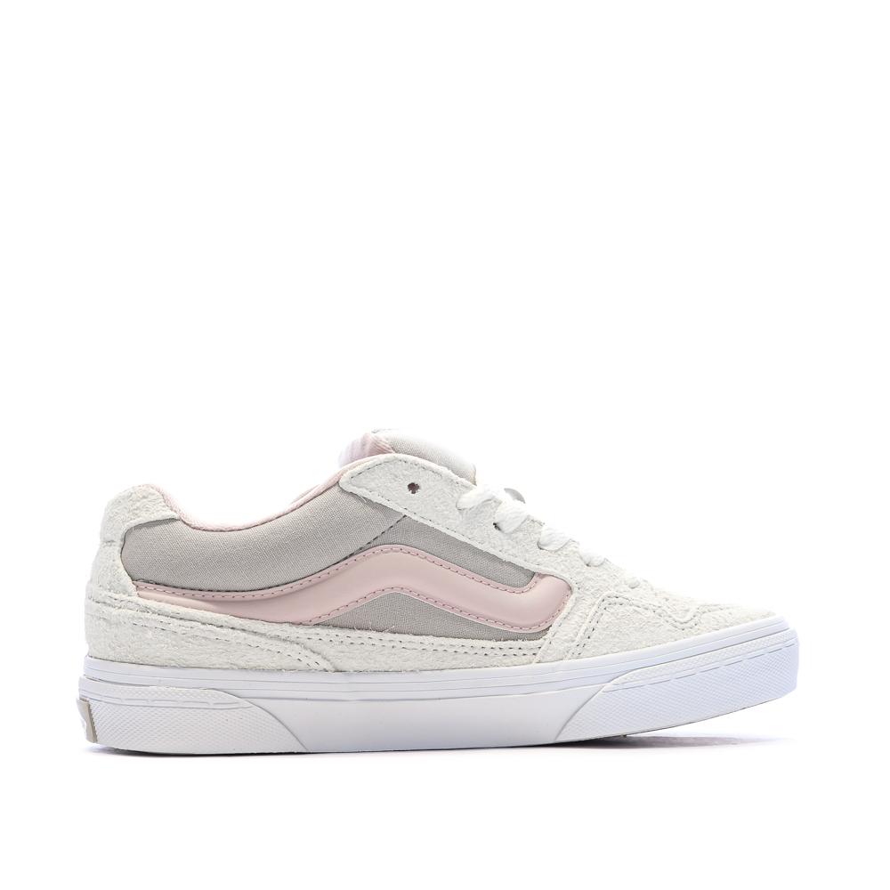 Vans Caldrone Women's White/Light Pink/Grey Trainers Photo of the Espace des Marques %store% store - view of %key%