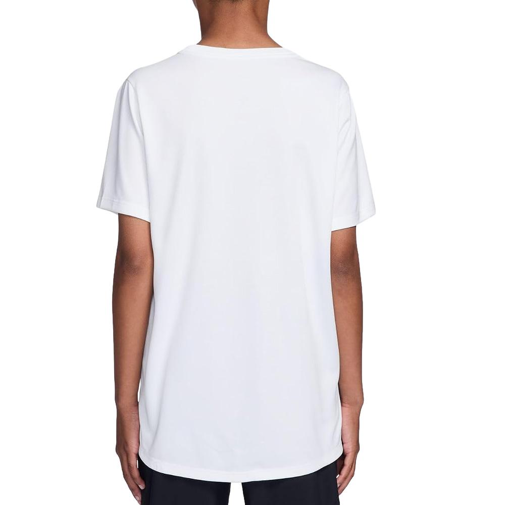 Weißes Nike Running Miler Sport-T-Shirt für Jungen Ansicht 2
