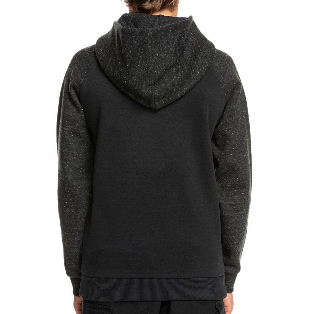 Schwarzes Herren-Sweatshirt mit Reißverschluss von Quiksilver – Easydzipyth Ansicht 2