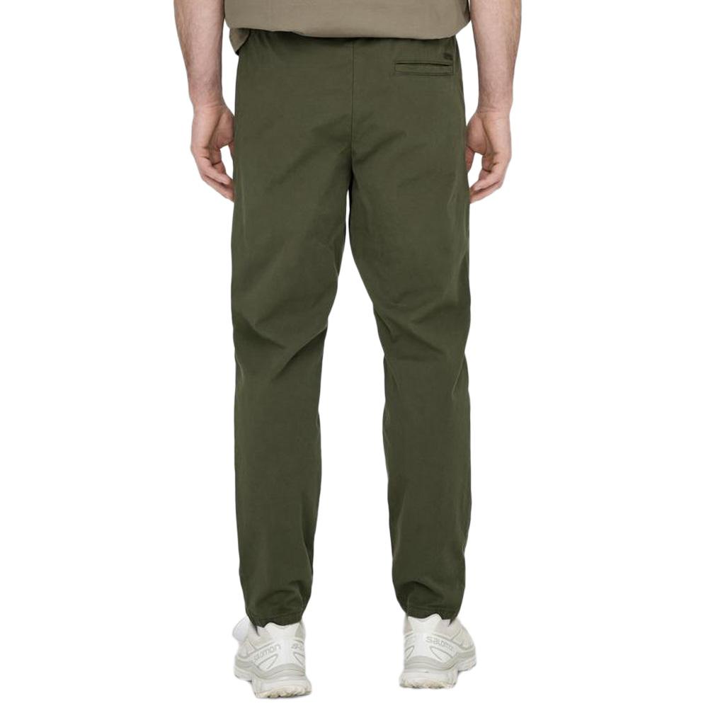 Only &amp; Sons Linus Pantalón caqui oscuro para hombre 22029765 ver 2