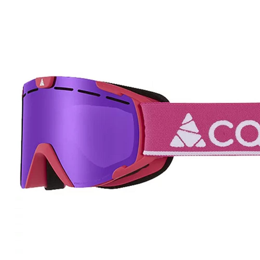 Cairn-Skibrille in Rosa mit violettem Spiegelscheibenglas für Mädchen – Cairn Scoop Spx3 Ansicht 2