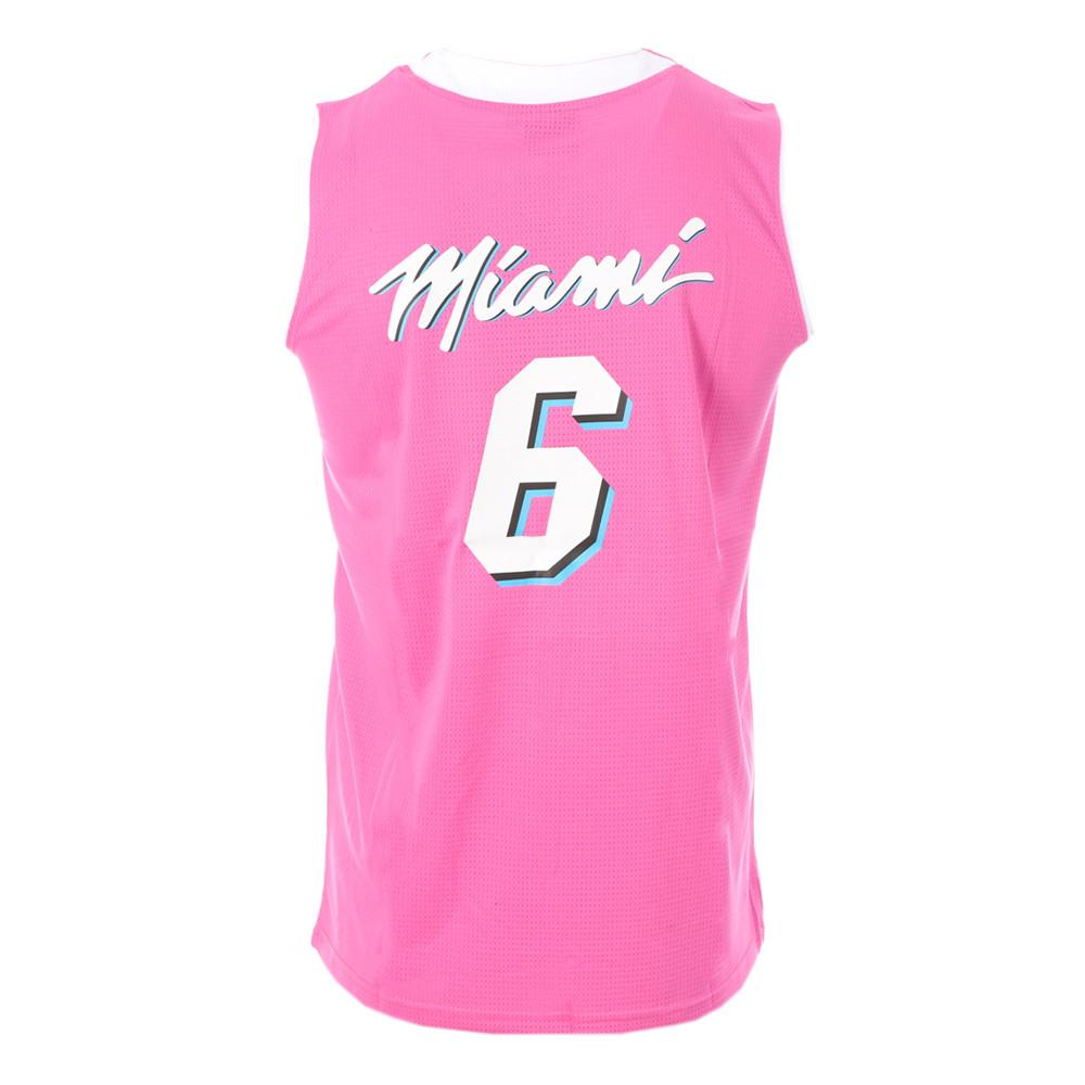 Camiseta de baloncesto rosa de Miami para hombre Sport Zone Miami 6 ver 2