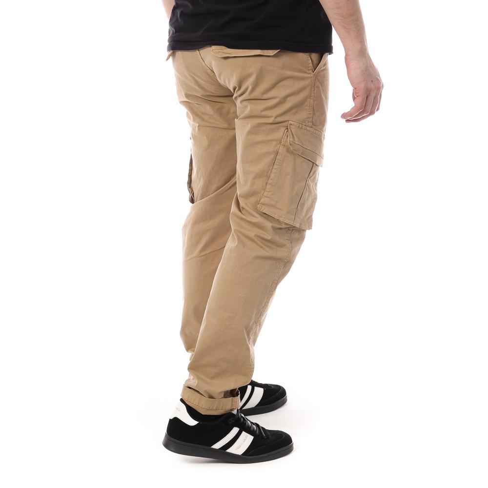 Pantalon Cargo Beige Foncé Homme Paname Brothers Live vue 2
