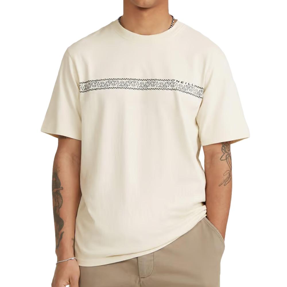 T-Shirt Écru Homme O'Neill Ikat Stripe pas cher